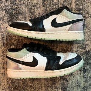 Nike Air Jordan 1 Low SE Tie Dye White Mint Foam DQ2514-100 Youth 4 Women 5.5